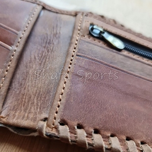Cartera de Cuero Vacuno Semi Anilina de la Mejor Calidad al por Mayor para Hombre, Proveniente de Pakistán |   Carteras de cuero para hombre de alta calidad al por mayor - Product Image 2