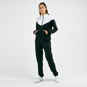 Survêtement à capuche à fermeture éclair avec logo personnalisé pour femmes avec pantalon slim survêtement de sport pour l'hiver en vrac conception personnalisée en gros - Product Image 1