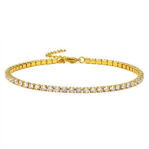 Pulsera de Moissanita Duradera con Baño de Rodio, No se Deslustra, Regalo para Uso Diario - Product Image 2