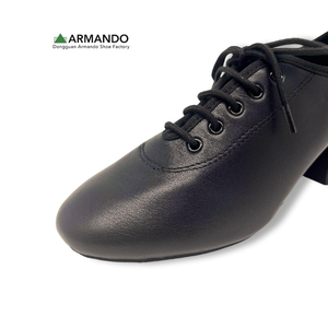 รองเท้าเต้นลาตินและฝึกซ้อมขนาด 2 นิ้ว คุณภาพสูง สำหรับมืออาชีพ พื้นรองเท้าหนังกลับ - Product Image 5