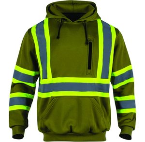 Veste de sécurité résistante à l'eau, haute visibilité, vêtements de travail réfléchissants pour les travaux de construction en plein air et les travailleurs routiers - Product Image 5