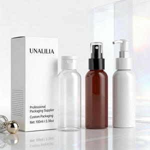 Wholesale 100ml Silk Screen Serum Oil Plastic Slim Cosmo PET <b>Bottle</b> Lotion Perfume <b>Mist</b> Pump Sprayer Custom Packaging Cosmetic - Product Image 1