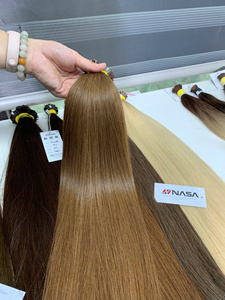 100 Grams All Colors Premium Quality Virgin Bleached <b>Body</b> <b>Wave</b> Vietnamese Hanoi Human Hair Bulk Extensions Thick Ends No Tangle - Product Image 6