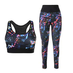 Nouvel Arrivage Ensemble de Yoga pour Femme par Sublimation, Taille Haute Élastique, Vêtements de Sport pour Course, Fitness et Gym, Séchage Rapide, Imprimé - Product Image 5