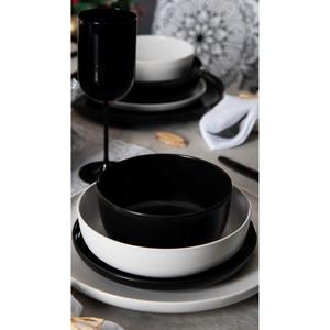 Set di 6 Ciotole in Ceramica Nera Stile Nordico, Design Moderno per Uso Quotidiano - Product Image 2