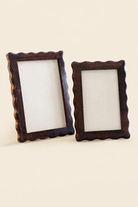 Vintage Style <b>Wooden</b> Photo <b>Frame</b> Rustic Rectangular Picture Display Handmade Wood <b>Frame</b> for Family Memories - Product Image 3