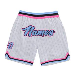 Shorts de basket-ball professionnels en tissu mesh, uniforme d'équipe personnalisé, taille élastique, taille mi-haute, Spandex/Polyester, unisexe - Product Image 5