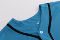 Maillot de baseball imprimé pour hommes, design personnalisé sur toute la surface, chemise de sport à manches courtes boutonnée pour les équipes de club et les événements promotionnels