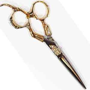 Tijeras de Peluquería Profesionales de Acero Inoxidable con Punta Afilada, Mango de Cerámica, 28 Dientes, para Diestros, Diseño de Dragón, para Salón de Belleza - Product Image 5