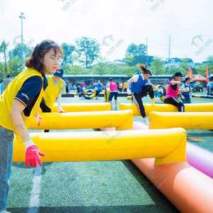 Circuito de Team Building Inflable de PVC para Exteriores a Precio Accesible, Thuy Linh Vietnam, Tránsito Seguro, Todas las Estaciones, Portátil, Fácil Instalación - Product Image 4