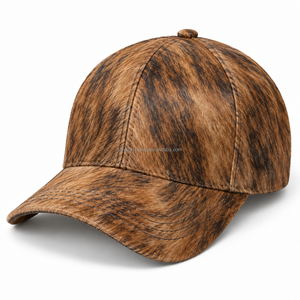 Casquettes en cuir de vachette à poils - Haute qualité, tailles personnalisées, unisexe, quatre saisons, service OEM avec tissu standard - Product Image 5