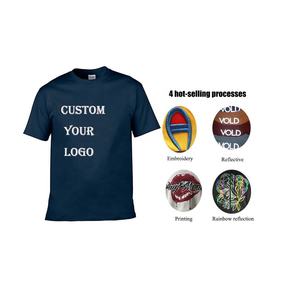 เสื้อยืดคอกลมแขนสั้นผ้าฝ้าย 100% ขายส่ง - รับสกรีนโลโก้ คุณภาพสูง ทรงปกติ สำหรับผู้ชาย - Product Image 3