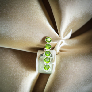 แหวนเพอริโดสำหรับอัญมณีเงินแท้925ทันสมัยสไตล์คลาสสิกพร้อมที่จะสวมใส่เป็นของขวัญแต่งงานผลิตโดย Casa de Plata - Product Image 1