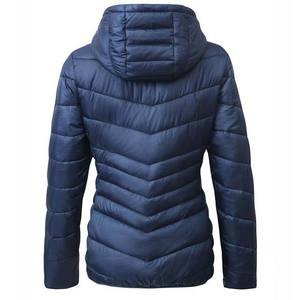 Chaqueta Acolchada para Mujer, Estilo Moderno, Impermeable, Transpirable, con Capucha, para Uso en Exteriores en Invierno, Color Liso, Ecológica - Product Image 5