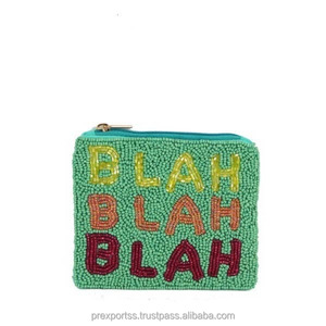 YOU ARE MY SUNSHINE, monedero con cuentas, cuentas de semillas para la cara, bolsa con cremallera, billetera bordada colorida personalizada, bolsa de regalo para niñas y mujeres - Product Image 2