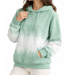 Womens Tie Dye <b>Hoodies</b> Custom Cotton Fleece Pullover Sweatshirts Oversized Casual Streetwear Fashion Hooded Tops Wholesale - Product Image 1