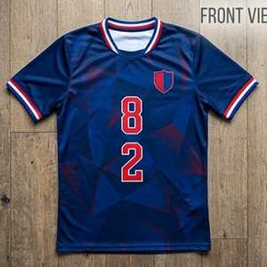 Maillots de football numérotés pour équipes, 100 % polyester, imprimés, unisexe, vêtements de sport, maillots de football par sublimation - Product Image 6