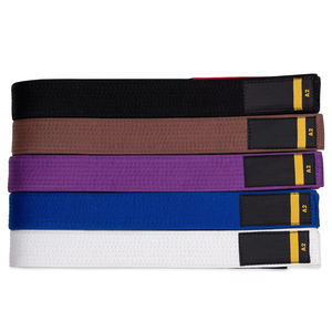 Cinturones de Karate de Algodón Premium con Logotipo Personalizado, Ropa de Entrenamiento de Artes Marciales con Empaque Premium - Product Image 1