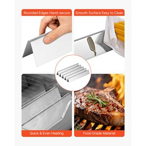 Barre Deflettrici di Calore da 17 Pollici per Griglie a Carbone Weber Serie Genesis 300, Inclusi i Modelli E310 e E320 - Product Image 4