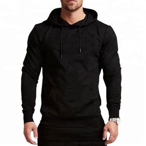 Wholesale Manufacturer Heavyweight 100% Cotton <b>Hoodie</b> Men Custom Embroidery Logo Black Fleece <b>String</b> Oversized <b>Hoodie</b> Unisex - Product Image 2