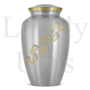 Clifton Brass Urn Elegant Decorative Cremation Container <b>Memorial</b> <b>Keepsake</b> Home Decor Tabletop Funeral Accessories Durable - Product Image 2