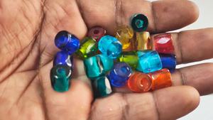 Bulk Wholesale Faceted Glass <b>Beads</b> Fire Polished Asscher Cut Rondelle Pink Blue Spacer <b>Loose</b> <b>Bead</b> for DIY Jewelry Making - Product Image 4