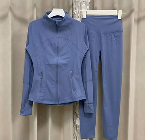Fitness & Yoga Wear Aloe Yoga Set <b>Women</b> <b>Jacket</b> High Waist Lulu Define <b>Jacket</b> <b>Women</b> Tracksuit for <b>Women</b> Yoga Legging Top Outfit - Product Image 4