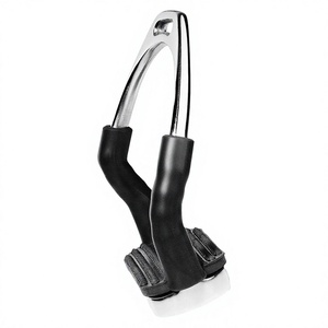 Étriers d'entraînement pour l'équitation en acier inoxydable de 5 pouces, antidérapants, ergonomiques, équipement équestre - Product Image 3