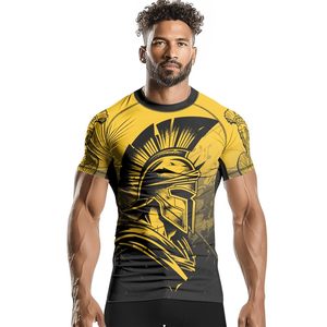Rashguard personnalisé en gros unisexe UPF 50 Protection UV Tissu haute performance Sublimation Anti-éruption Cutanée Polyester Fabrication OEM Vente en gros OEM - Product Image 2