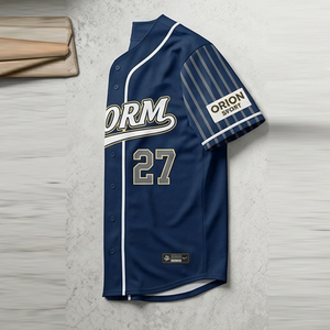 Maillots de baseball pour équipes sportives, hauts à manches courtes, légers, pour softball, unisexe, vêtements d'entraînement, maillot de baseball unisexe - Product Image 3