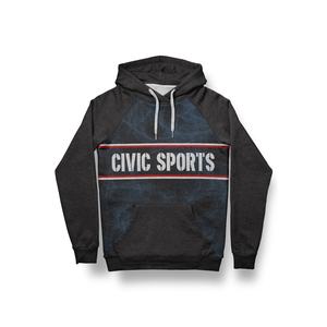 Logotipo personalizado de gran tamaño Sudadera con capucha en blanco Bordado de peso pesado Diseño OEM 600 450 GSM - Product Image 3