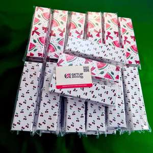 GETUP BROSONS IMPEX Rigid Paper <b>Boxes</b> Rectangle Cherry Watermelon Print Four-Color Printing <b>Gift</b> Craft Packaging Handle Glossy - Product Image 5