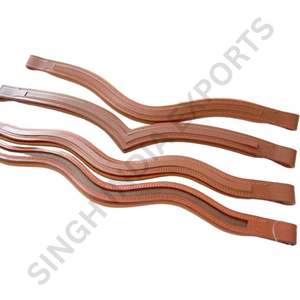 Genuine <b>Leather</b> Empty Channel Horse Browband Custom All Shapes & Sizes <b>Halter</b> Browband Premium Equestrian Western Horse Tack - Product Image 5