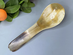 1 cuillère en corne véritable, fabriquée à la main pour les événements vikings, cuillère à mélanger pour cosplay, cuillère à glace, cuillère à café, cuillères en corne de buffle - Product Image 5