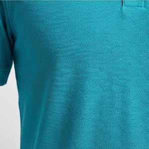 Polo piqué pour homme, manches courtes, couleur turquoise, avec poche, décontracté, respirant, coupe classique, design tricoté uni - Product Image 5