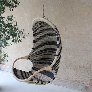 Best selling rattan <b>patio</b> hanging chair commercial furniture factory supply woven <b>swing</b> chairs - Product Image 5