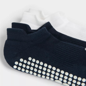 JZVINA Crew Ankle <b>Grip</b> <b>Socks</b> Breathable Mesh Quality Cotton Resistant Anti-Slip Seamless Men Women Pilates Yoga Gym Wholesale - Product Image 2