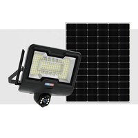 Omsen 2025 nouvelle lumière d'inondation de surveillance de sécurité à énergie solaire avec caméra télécommande capteur de mouvement mural pour jardin