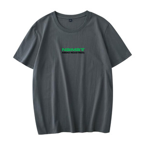 Camiseta de Cuello Redondo Holgada y Extra Grande para Hombre y Mujer, 100% Algodón Suave, Personalizable con Logotipo, Transpirable, Estilo Urbano, Manga Corta - Product Image 1
