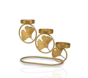 Porte-bougie en métal de haute qualité offrant une lumière ambiante douce pour la méditation - Product Image 4