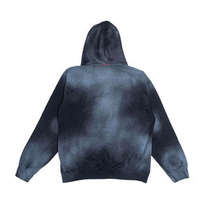 เสื้อฮู้ดดี้ผู้ชายแบบซิปครึ่งตัว ล้างสีแบบแอซิดวอช พิมพ์โลโก้ตามสั่ง คุณภาพสูง ราคาขายส่งปี 2026 สินค้ามาแรง ผ้าฝ้าย 100% สำหรับฤดูหนาว - Product Image 6