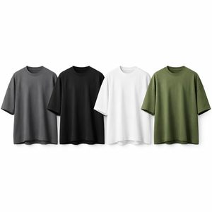 เสื้อยืดคอตตอนผู้ชายไซส์ใหญ่ สีพื้น คอกลม แขนสั้น สไตล์ลำลอง ผ้าเจอร์ซีย์ถัก ดีไซน์เรียบง่าย - Product Image 1