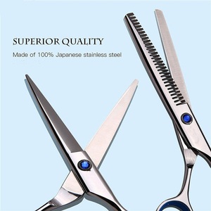 Ciseaux de coiffure professionnels SAAR GLOBAL SURGICAL en acier inoxydable 440C, lame tranchante, pour droitiers, manche long, usage en salon - Product Image 2
