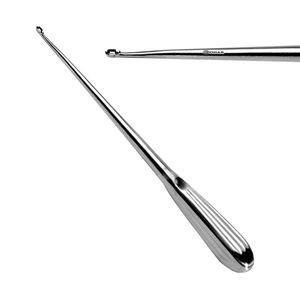 Curetas Óseas Quirúrgicas Ortopédicas de Acero Inoxidable, Manuales y Reutilizables - Product Image 3