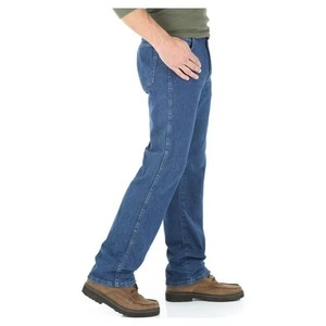 Nouveau jean en denim décontracté pour homme, coupe droite, style coréen, polyvalent, élastique, avec boutons, pour l'été et l'hiver - Product Image 2