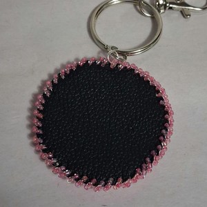 Handmade Premium Beaded Keychain Intricate Embroidery <b>Key</b> <b>Ring</b> Decorative Bag <b>Accessory</b> for Purse Backpack Handbag and Luggage - Product Image 4