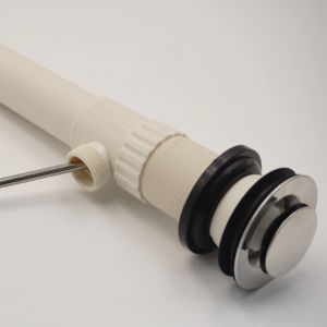 Juego de Desagüe para Inodoro de Plástico PP Cromado con Varilla de Control, Ecológico, Fácil Instalación, Logotipo Personalizado - Product Image 1