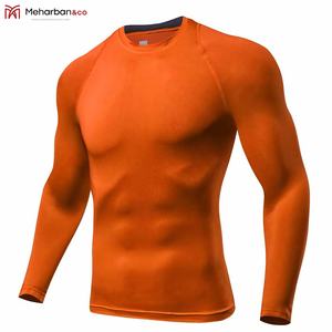 Professional High Quality Solid Lined Design Customized <b>Men</b> <b>Rash</b> <b>Guards</b> - Product Image 5