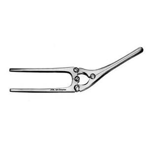 Pince intestinale manuelle chirurgicale en acier inoxydable avec mâchoires dentelées longitudinales pour l'intestin - Product Image 4