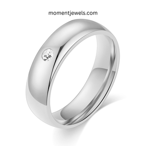 Anillo de Acero Inoxidable Chapado en Oro Real de 18K para Hombre y Mujer, Recubrimiento PVD Antideslustre, Anillo Geométrico con Diamantes de Imitación, 7g - Product Image 2